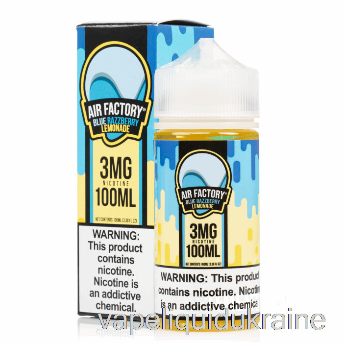 Vape Ukraine Blue Razzberry Lemonade - Air Factory - 100mL 3mg